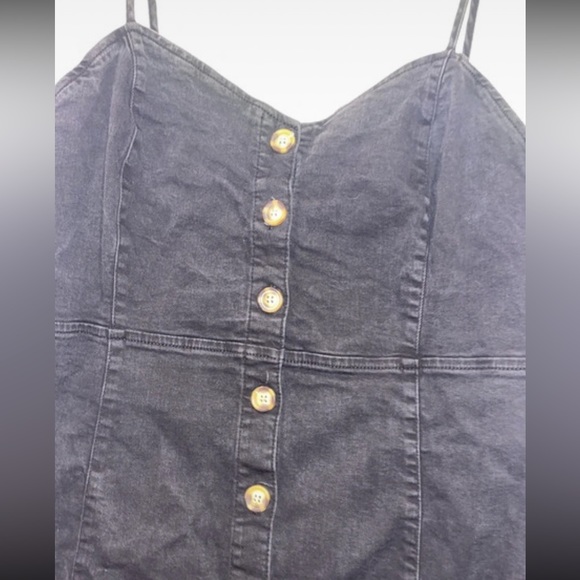 COPY - Strap denim dress - Picture 2 of 4